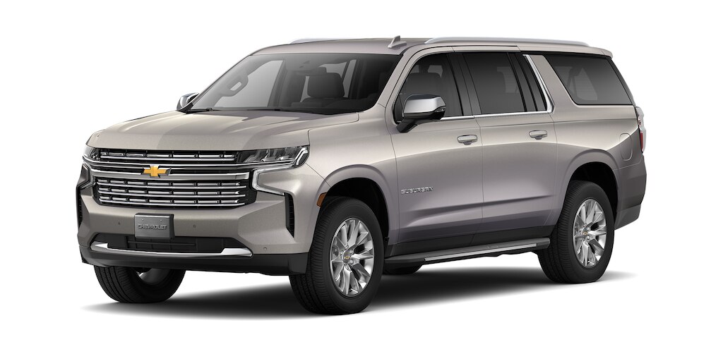 Chevrolet Suburban 2023 con faros LED en color marfil metálico