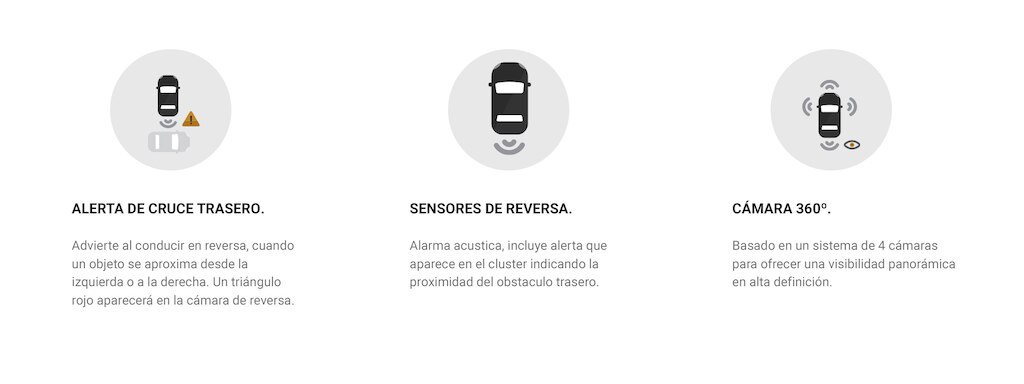 Alerta de cruce trasero, sensores de reversa y cámara 360 grados para Chevrolet Suburban 2023, camioneta grande