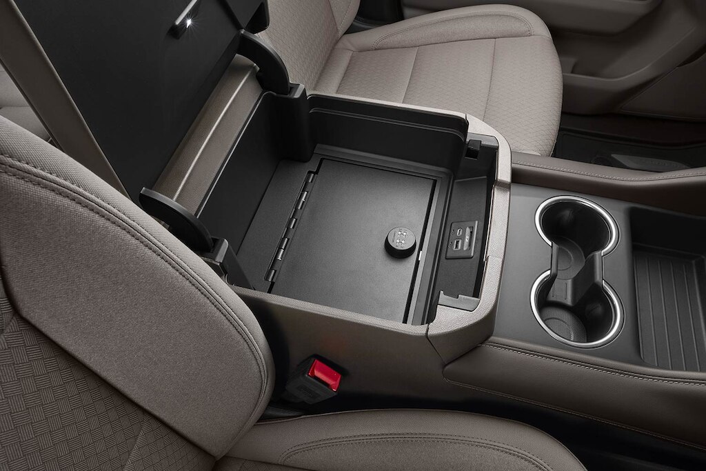 Caja fuerte para consola de SUV 4x4, Chevrolet Tahoe 2024