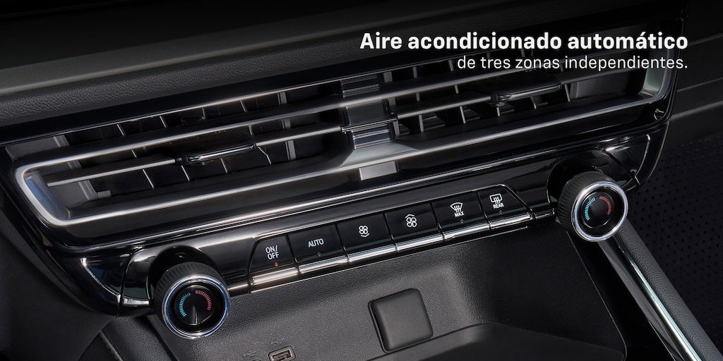 Nueva Chevrolet Traverse 2025, tu camioneta con aire acondicionado eléctrico y automático bizona para más confort familiar