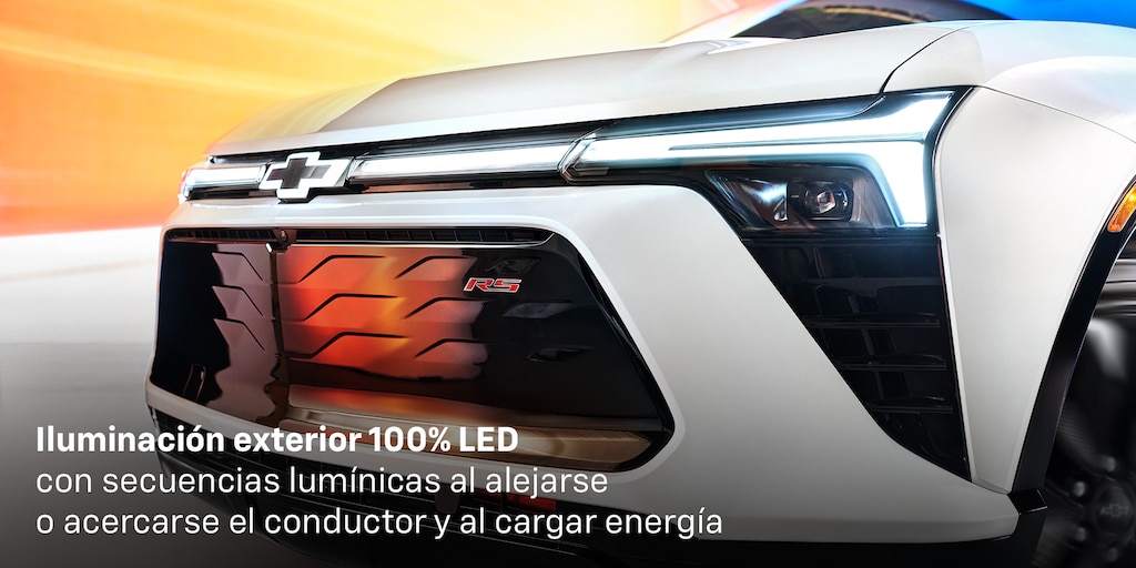 Nueva Chevrolet Blazer EV 2025 con iluminación LED con animación coreografiada